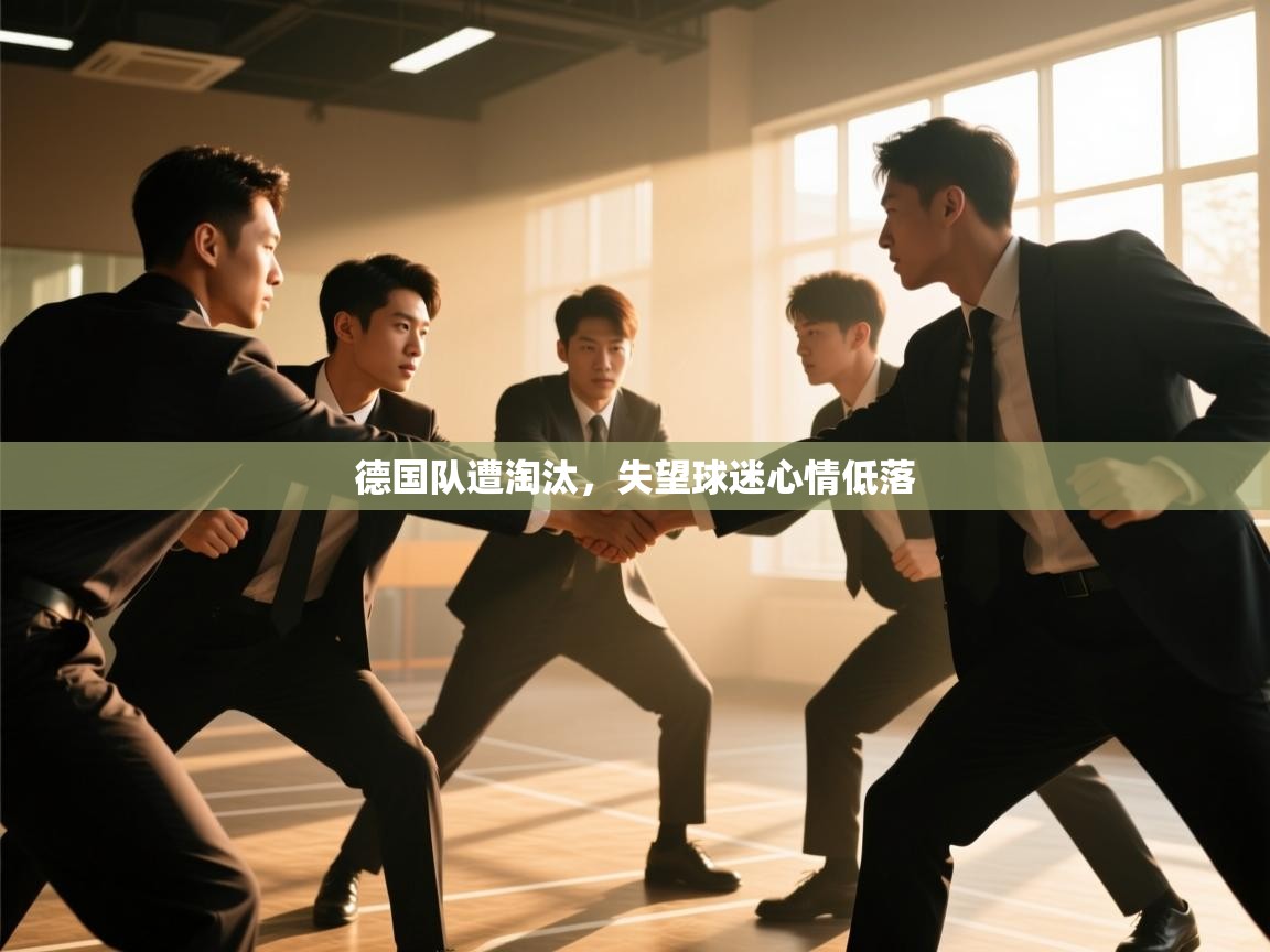 -德国队遭淘汰，失望球迷心情低落  第3张
