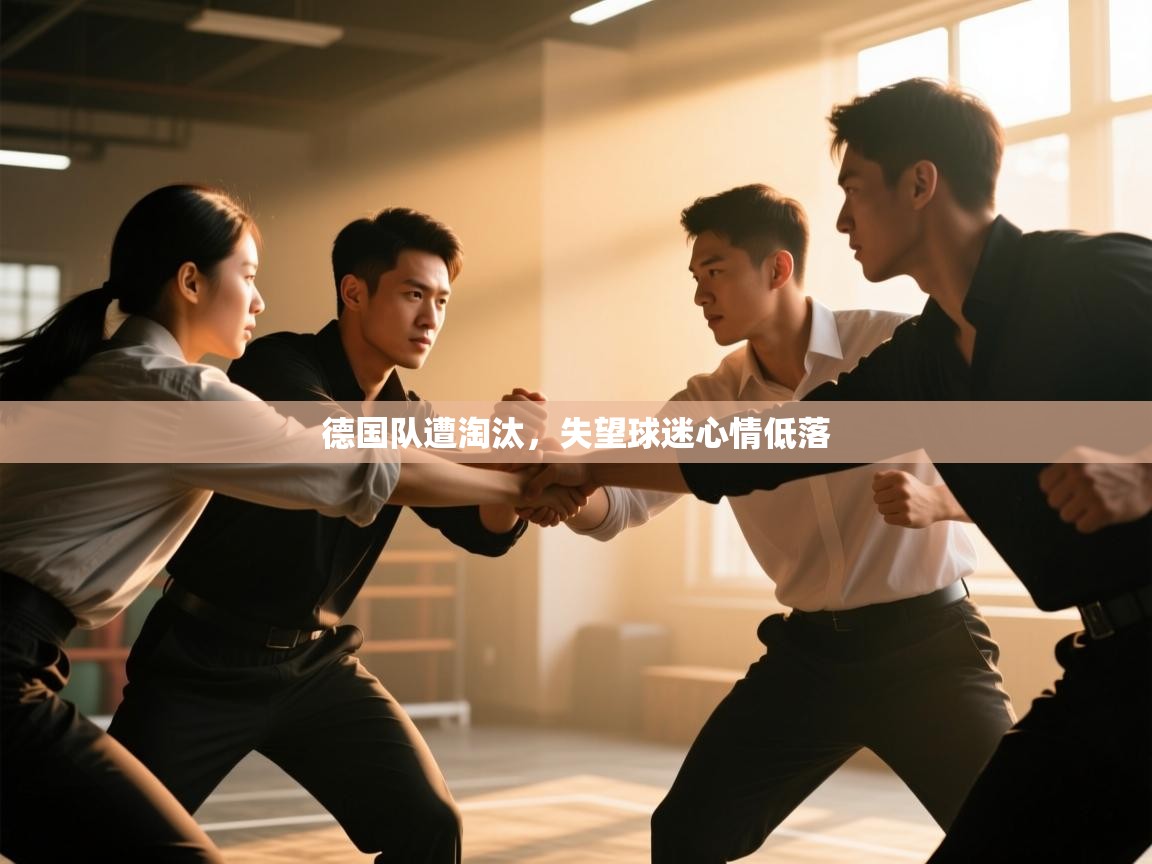 -德国队遭淘汰，失望球迷心情低落  第4张